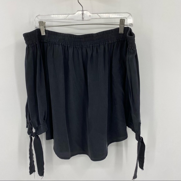 Feel The Piece Blue Off The Shoulder Top M/L - Picture 4 of 8